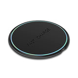 LED Breathing Light 10W Wireless Charger , ROCK Qi Fast Wireless Charging Pad For iPhone X XS 8 Samsung Huawei P30 Xiaomi