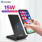Coolreall Qi Wireless Charger Stand for iPhone X XS 8 XR Samsung S9 S10 S8 S10E 15W Fast Wireless Charging Station Phone Charger