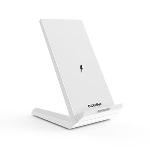 Coolreall Qi Wireless Charger Stand for iPhone X XS 8 XR Samsung S9 S10 S8 S10E 15W Fast Wireless Charging Station Phone Charger