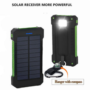 2019 Solar Power Bank 30000mAh Double USB Solar charger External Battery Portable Charger Bateria Externa Pack for smart phone